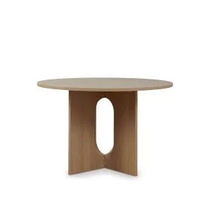Ora Four Seater Round Dining Table - Light Wood Look - Mocka by Mocka., a Dining Tables for sale on Style Sourcebook