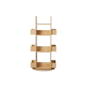 Theo Rotating Bookshelf - Light Wood Look - Mocka by Mocka., a Wall Shelves & Hooks for sale on Style Sourcebook
