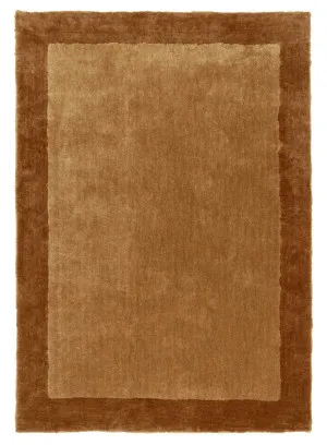 Rozanda Brown Bordered Shag Rug by Miss Amara, a Contemporary Rugs for sale on Style Sourcebook