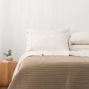Coverlet - Brown, Double/Queen, Velluto by Canningvale, a Sheets for sale on Style Sourcebook
