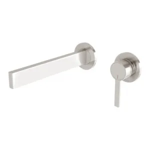 Lexi Mkii Switchmix Wall Basin Mixer Set 200mm | Made From Brass In Brushed Nickel By Phoenix by PHOENIX, a Bathroom Taps & Mixers for sale on Style Sourcebook