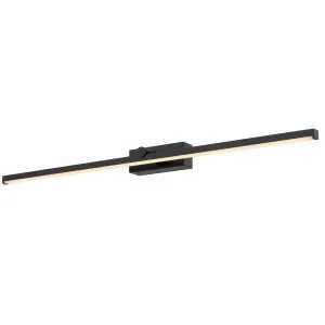 Telbix Foley Large Tricolour LED Vanity Light Black by Telbix, a Wall Lighting for sale on Style Sourcebook