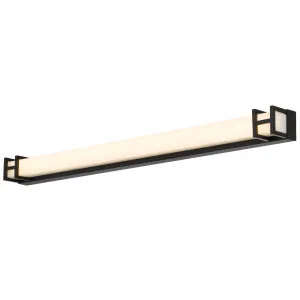 Telbix Gilson Large Tricolour LED Vanity Light Black by Telbix, a LED Lighting for sale on Style Sourcebook