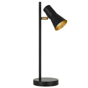 Telbix Verik Table Lamp Black by Telbix, a Table & Bedside Lamps for sale on Style Sourcebook