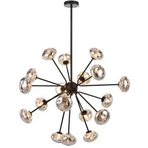 Telbix Varlin 18 Light Pendant Black by Telbix, a Pendant Lighting for sale on Style Sourcebook