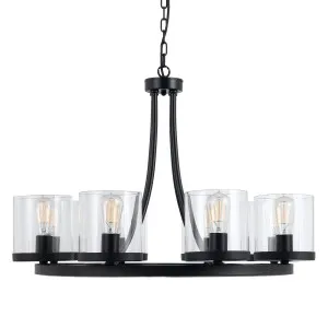 Telbix Largo 8 Light Pendant Oil Bronze by Telbix, a Pendant Lighting for sale on Style Sourcebook