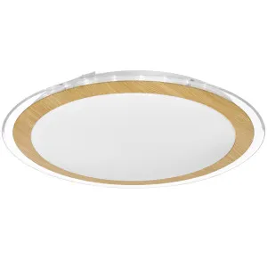 Telbix Astrid Medium Tricolour LED Oyster Light Oak by Telbix, a LED Lighting for sale on Style Sourcebook