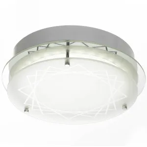Telbix Fosco LED Oyster Light Chrome and Frost by Telbix, a LED Lighting for sale on Style Sourcebook