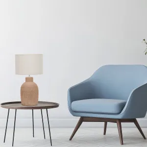 Vencha Mona Table Lamp Brown by Vencha, a Table & Bedside Lamps for sale on Style Sourcebook