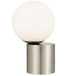 Telbix Setra Table Lamp Nickel by Telbix, a Table & Bedside Lamps for sale on Style Sourcebook