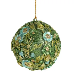 Floriana Bauble Green by Florabelle Living, a Christmas for sale on Style Sourcebook
