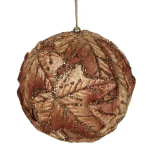 Ivy Velvet Bauble Bronze by Florabelle Living, a Christmas for sale on Style Sourcebook