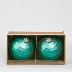 Dymm Bauble (Set Of 2) Turquoise by Florabelle Living, a Christmas for sale on Style Sourcebook