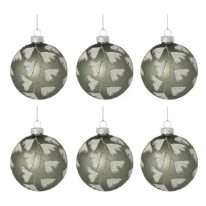 Tiffany Ginko Boxed Set of 6 Baubles by Florabelle Living, a Christmas for sale on Style Sourcebook