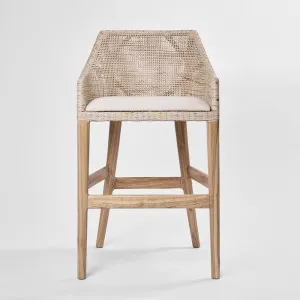 Charlotte Rattan Counter Stool Natural by Florabelle Living, a Stools for sale on Style Sourcebook
