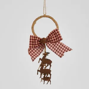 Canter Rusty Hanging Deer by Florabelle Living, a Christmas for sale on Style Sourcebook