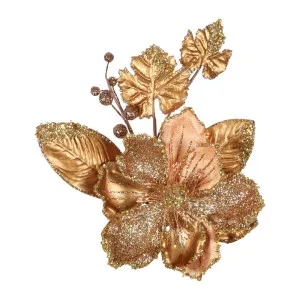 Camora Magnolia Clip Bronze by Florabelle Living, a Christmas for sale on Style Sourcebook