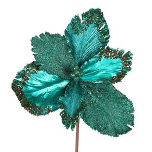 Astor Floral Stem Aqua by Florabelle Living, a Christmas for sale on Style Sourcebook