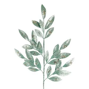 Shimmer Leaf Stem Green by Florabelle Living, a Christmas for sale on Style Sourcebook