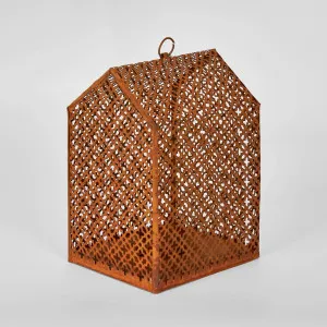 Meshe Rust Iron Candle Holder LGE by Florabelle Living, a Christmas for sale on Style Sourcebook
