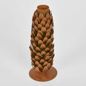 Pinecone Candle Stand 15cm by Florabelle Living, a Statues & Ornaments for sale on Style Sourcebook