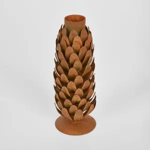 Pinecone Candle Stand 13cm by Florabelle Living, a Statues & Ornaments for sale on Style Sourcebook