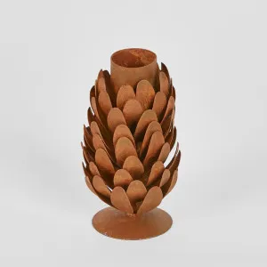 Pinecone Candle Stand 9cm by Florabelle Living, a Statues & Ornaments for sale on Style Sourcebook