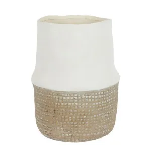 Cove Ceramic Pot Large by Florabelle Living, a Plant Holders for sale on Style Sourcebook