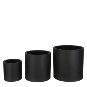 Duong Planter Set of 3 Black by Florabelle Living, a Plant Holders for sale on Style Sourcebook