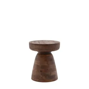 Milstead Side Table Antique Brown by Florabelle Living, a Side Table for sale on Style Sourcebook