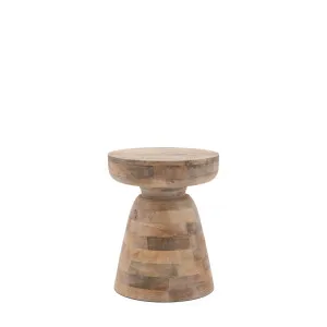Milstead Side Table White Wash by Florabelle Living, a Side Table for sale on Style Sourcebook