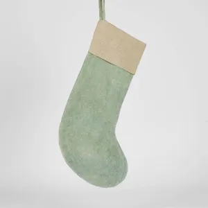 Light Green Velvet Stocking by Florabelle Living, a Christmas for sale on Style Sourcebook