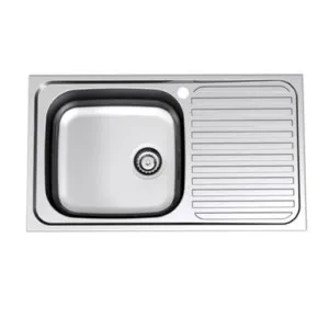 Single End Radiant Sink Left Hand Bowl 1 Tap Hole | Made From Stainless Steel By Caroma by Caroma, a Kitchen Sinks for sale on Style Sourcebook