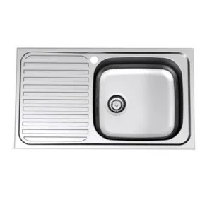 Single End Radiant Sink Right Hand Bowl 1 Tap Hole | Made From Stainless Steel By Caroma by Caroma, a Kitchen Sinks for sale on Style Sourcebook