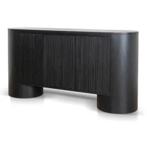 Ex Display - Velero 1.68m Sideboard - Full Black by Interior Secrets - AfterPay Available by Interior Secrets, a Sideboards, Buffets & Trolleys for sale on Style Sourcebook