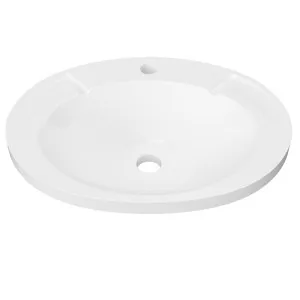 Supreme • Drop In Basin 520mm 1TH, Mineral Composite by Duroclass, a Basins for sale on Style Sourcebook