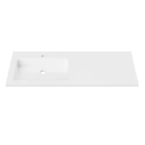 Essential • Offset Bowl LH 1200mm 1TH, Mineral Composite by Duroclass, a Basins for sale on Style Sourcebook