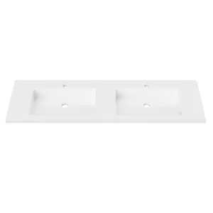Essential • Double Bowl 1500mm 1TH, Mineral Composite by Duroclass, a Basins for sale on Style Sourcebook