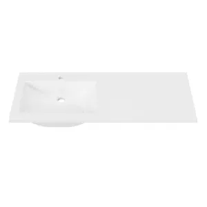 Monaco • Offset Bowl LH 1200mm 1TH, Mineral Composite by Duroclass, a Basins for sale on Style Sourcebook