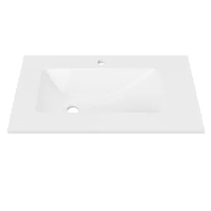 Sanctuary • Offset Bowl LH 750mm 1TH, Mineral Composite by Duroclass, a Basins for sale on Style Sourcebook
