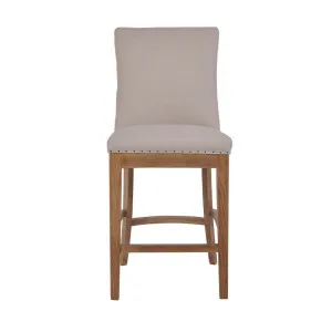 Oakwood Hamptons Counter Chair Natural W/ Studs by Florabelle Living, a Stools for sale on Style Sourcebook