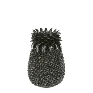 Pineapple Vase Black by Florabelle Living, a Vases & Jars for sale on Style Sourcebook