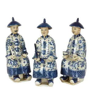 Zhanshi Figurines Set of 3 by Florabelle Living, a Decorative Plates & Bowls for sale on Style Sourcebook
