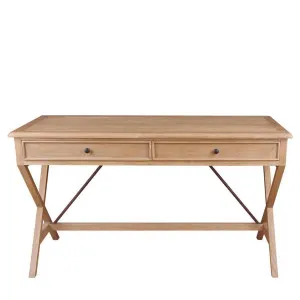Amos Oak Desk by Florabelle Living, a Console Table for sale on Style Sourcebook