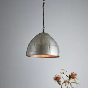 P51 Ceiling Pendant Small Zinc by Florabelle Living, a Pendant Lighting for sale on Style Sourcebook