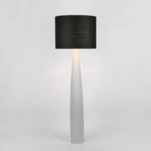 Samson Floor Lamp Base White with Black Shade by Florabelle Living, a Floor Lamps for sale on Style Sourcebook