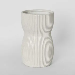 Austin Vase White Medium by Florabelle Living, a Vases & Jars for sale on Style Sourcebook