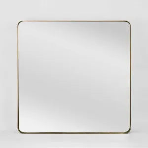 Osmond Square Mirror Burnt Gold by Florabelle Living, a Mirrors for sale on Style Sourcebook