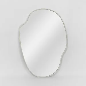 Dune Organic Mirror Small White by Florabelle Living, a Mirrors for sale on Style Sourcebook