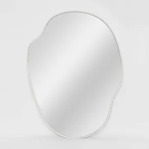 Dune Organic Mirror Large White by Florabelle Living, a Mirrors for sale on Style Sourcebook
